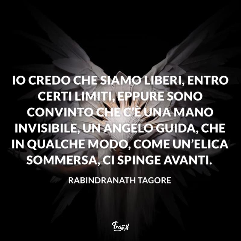Angelo custode frasi celebri tagore Immagine con citazione tagore per angelo custode frasi celebri