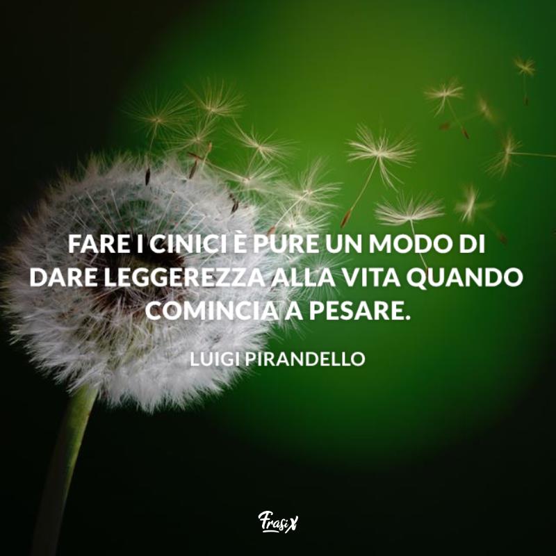 Frasi pirandello cinici Dente di leone in primo piano