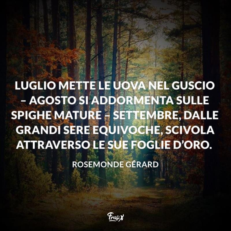 Frasi su settembre gerard Bosco autunnale