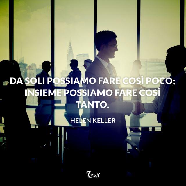 Frasi sul lavoro di squadra Immagine con frasi sul lavoro di squadra