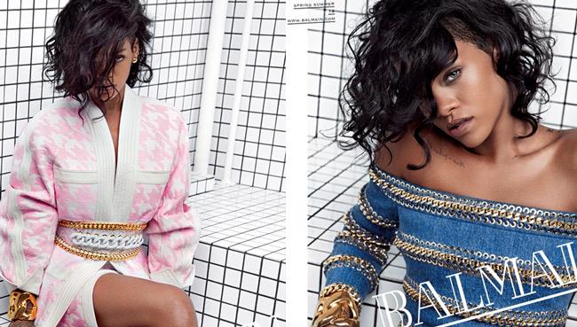 Rihanna testimonial per la nuova campagna di Balmain