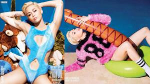 La cantante americana Miley Cyrus è sulla copertina di settembre di V Magazine