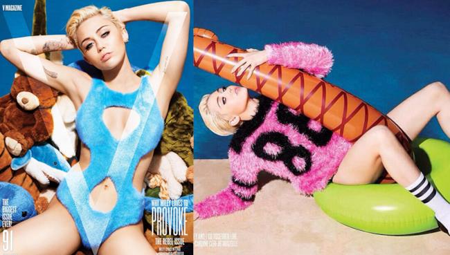 Miley Cyrus sulla copertina di V Magazine di settembre 2014 La cantante americana Miley Cyrus è sulla copertina di settembre di V Magazine