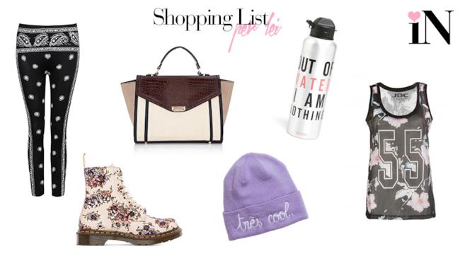 Shopping list della settimana per la donna che vuole essere trendy Sempre alla moda con la shopping list della settimana per lei