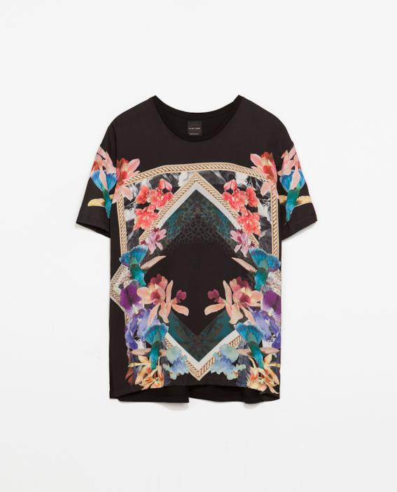 T-shirt di Zara per il look low cost alla Kanye West per la summer 2014