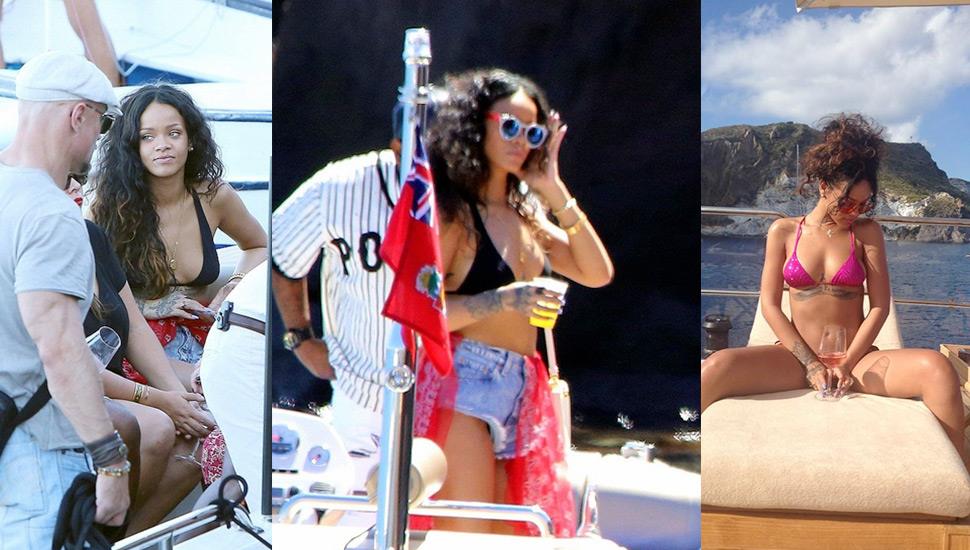 Rihanna è in vacanza in Italia, ecco tutte le foto!