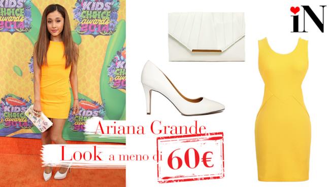 L'outfit low cost per essere come Ariana Grande Il look a meno di 60€ in stile Ariana Grande