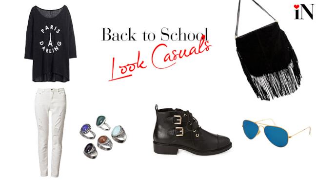 Back to school con un stile casual IL look casual per un back to school fashion e trendy