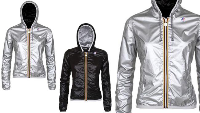 Dettaglio della giacca Lily Plus Double Metal di K-Way