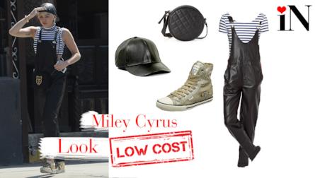 Il look di Miley Cyrus con salopette nera, per uno stile urban | Insane  Inside