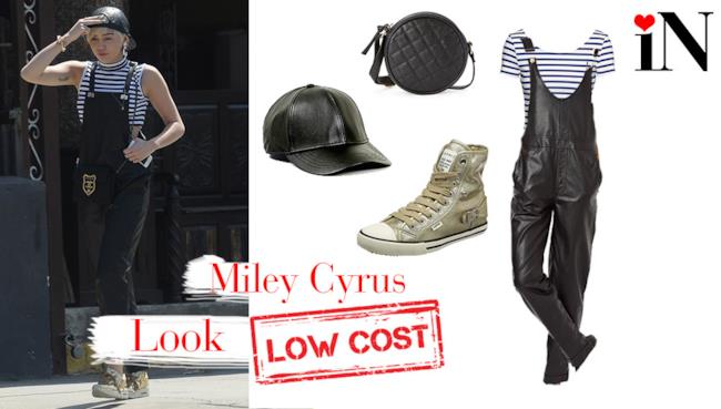 L&#39;outfit di Miley Cyrus per un stile urban di forte tendenza