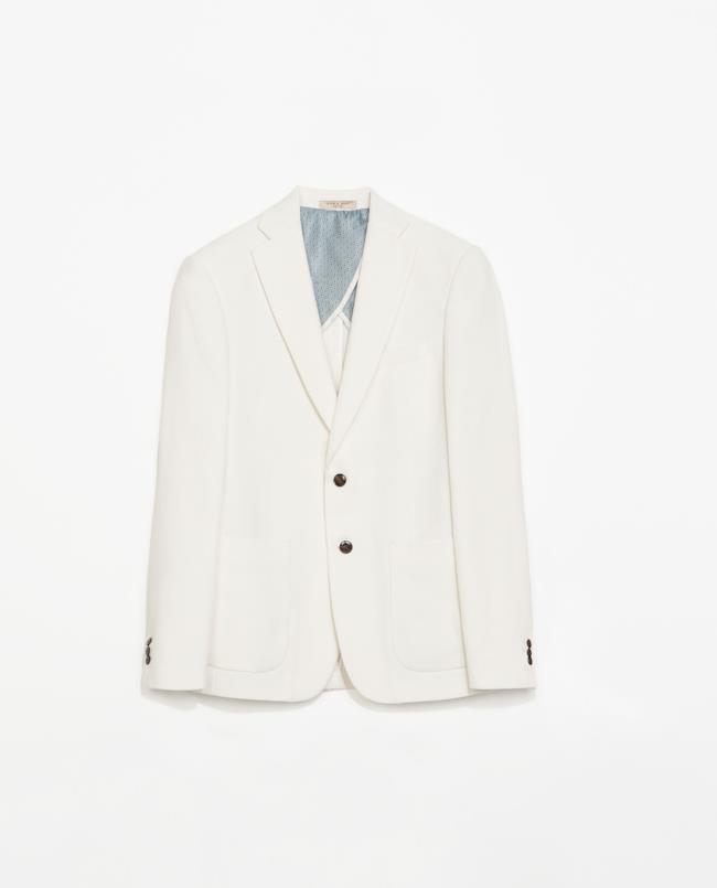 Saldi 2014: blazer bianco avorio di Zara sprin summer collection