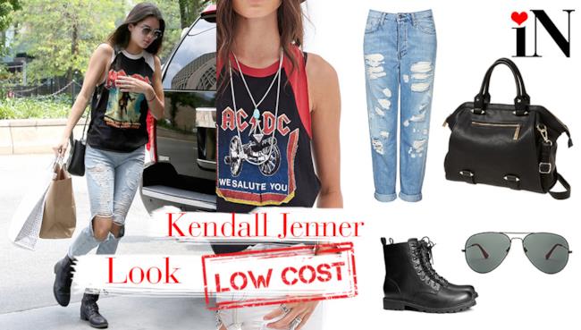 L'outfit con jeans used per essere come Kendall Jenner Il look low cost per assomigliare a Kendall Jenner