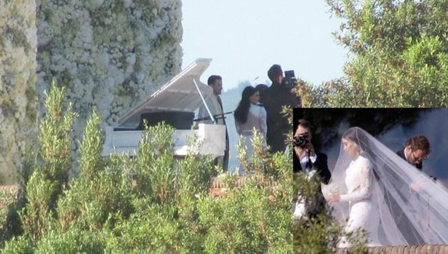 Kim Kardashian and Kanye West wedding in Florence Kanye West and Kim Kardashian wedding pictures