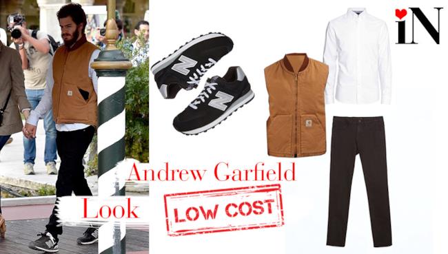L&#39;outfit di Andrew Garfield a Venezia