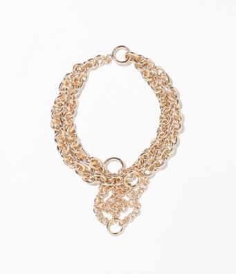Collana in metallo dorato di Zara