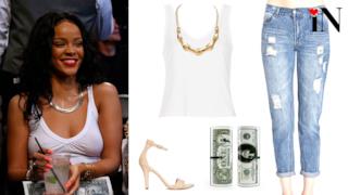 Look Rihanna, low cost