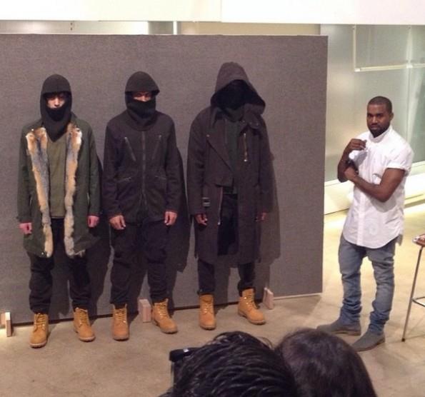 Kanye West lancia la sua prima collezione durante la Paris Fashion Week 2014