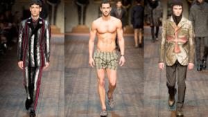 Alcune dei modelli più cool della passerella di Dolce & Gabbana MMFW 2014