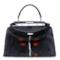 Fendi mini Peekaboo in visone disegno coccinella