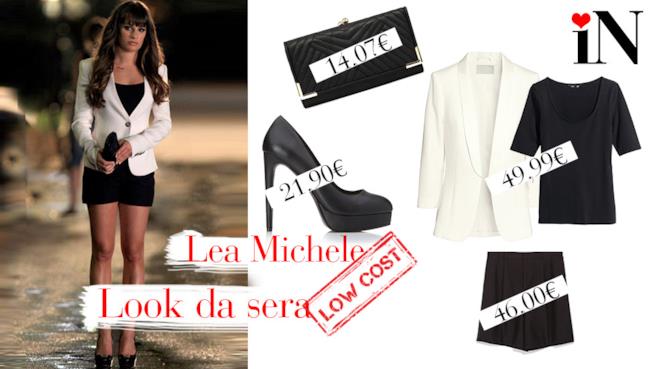 Il look da sera per assomigliare alla cantante di Glee Lea Michele