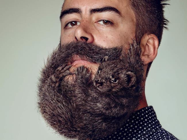 I roditori al posto della barba nella nuova pubblicità della Schick