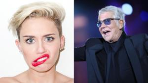 Roberto Cavalli ha creato una serie di abiti per Miley Cyrus che indosserà nel suo tour 2014