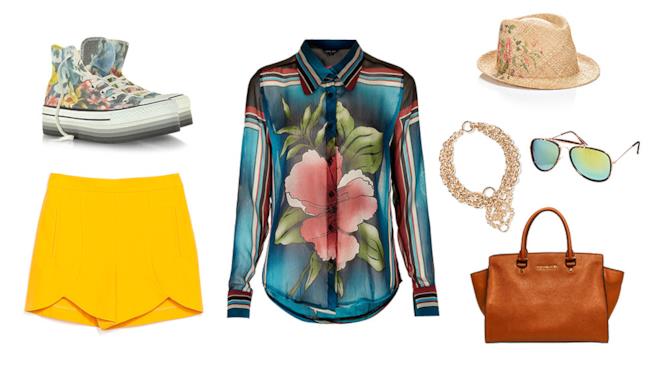 L'outfit di primavera per conquistare il tuo week end con stile Colora il tuo outfit con fantasia floreali