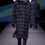 Milano Fashion Week uomo 2014 per Zegna un cappotto a quadri e cappuccio
