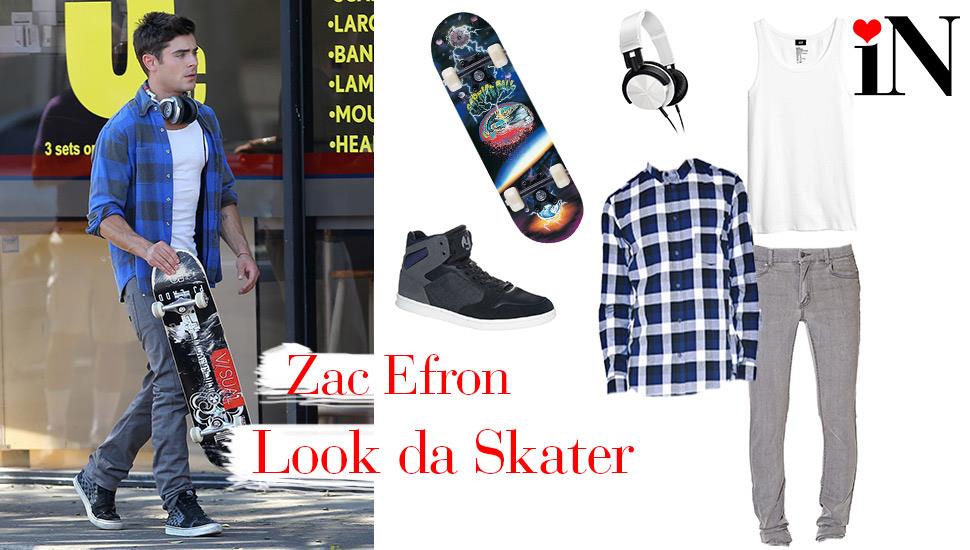 L'outfit di Zac Efron per il avere il giusto stile da skater