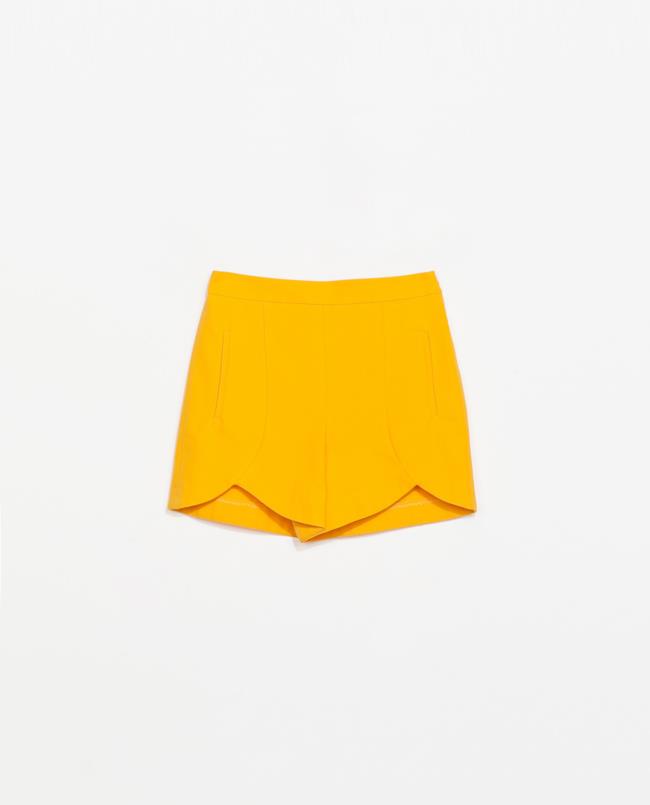 Pantaloncini mandarino di Zara