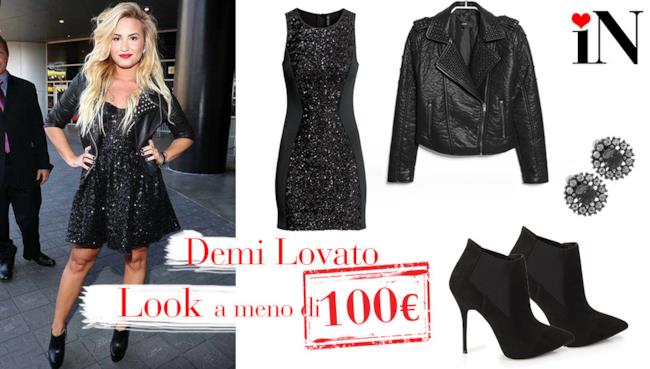 Il look rock da sera per essere come Demi Lovato Outfit per avere uno stile come Demi Lovato