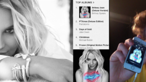 Copertina del disco Britney Jean con il mio ascolto
