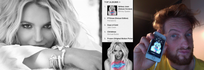 Britney Jean è il nuovo disco di Britney Spears! Copertina del disco Britney Jean con il mio ascolto