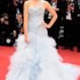 Festival di Cannes: abito in chiffon di Beckin Sale sul red carpet