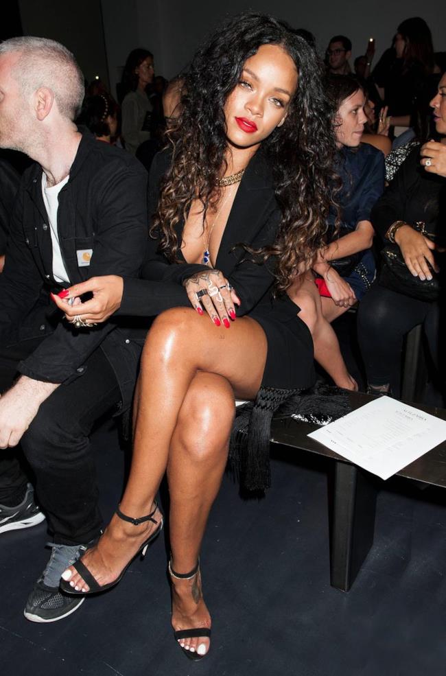Rihanna alla Fashion Week 2014 di settembre a New York