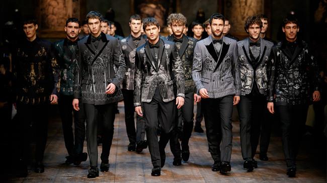 Dolce & Gabbana il finale della sfilata uomo 2014