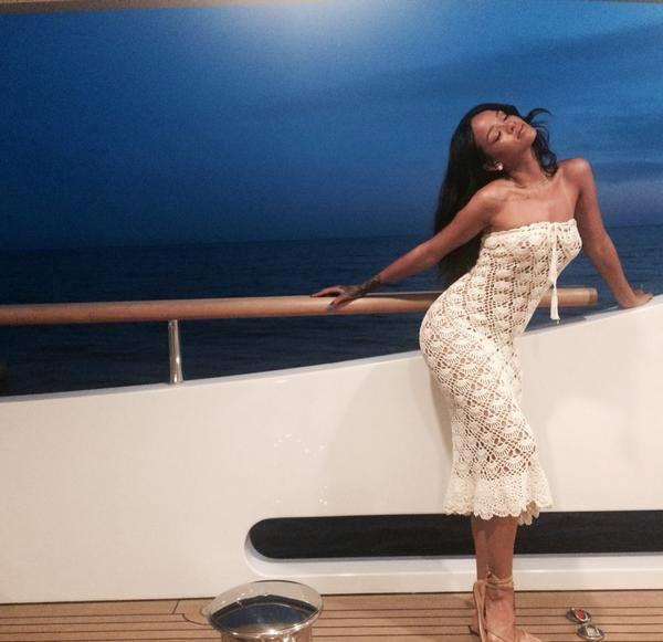 Rihanna in vacanza a Capri