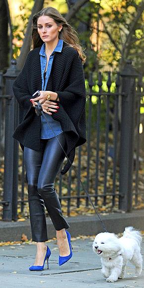 Look per portare fuori il cane con stile