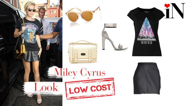 Il look rock di Miley Cyrus Look rock low cost per essere come la cantante Miley Cyrus