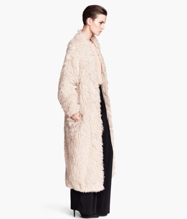 H&M fur coat style
