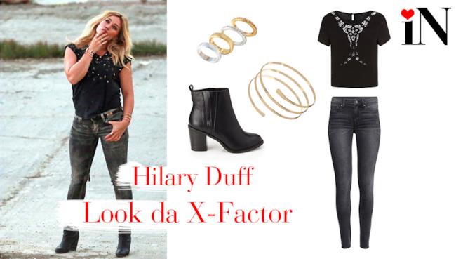 Hilary Duff si &#232; esibita con un outfit country a X Factor Australia