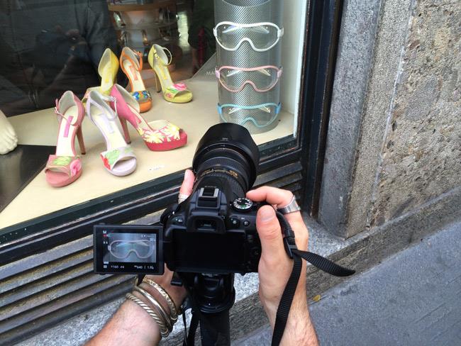 Parachic il nuovo brand di eyewear presentati nella boutique Mario Valentino