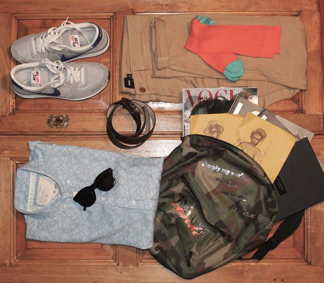 Camicia ASOS, sneakers Nike e occhiali Athinà Lux