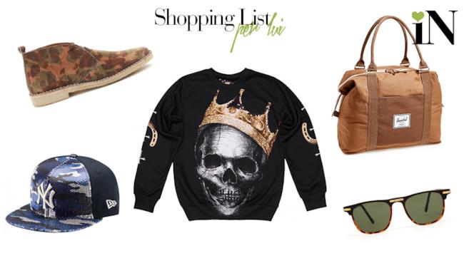 Shopping list della settimana per lui La shopping list dai capi low cost
