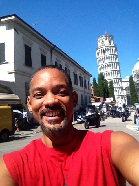 L'attore americano Will Smith è in Italia per godersi qualche momento di vacanza lontano da set e famiglia
