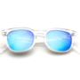 Spektre occhiale da sole con montatura trasparente e lente blu