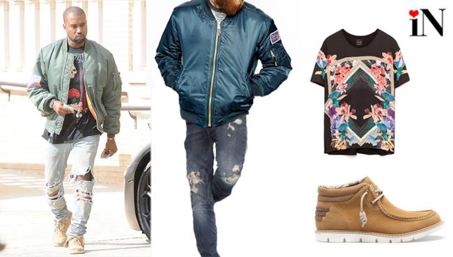 Il look low cost di Kanye West per l'estate 2014 Il look alla Kanye West per la summer 2014
