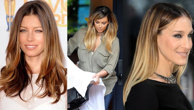 Lo splashlight è la nyuova tecnica per un hairstyle per l'estate 2014 La nuova tendenza dell'hairstyle per l'estate è la tecnica splashlight