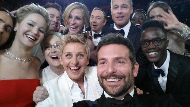 Oscar 2014 selfie moment